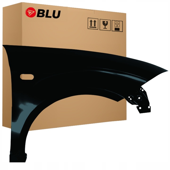 фото №1, Blu крило seat altea 5p1 lc9z правий чорний 04-15 перед blackmagic