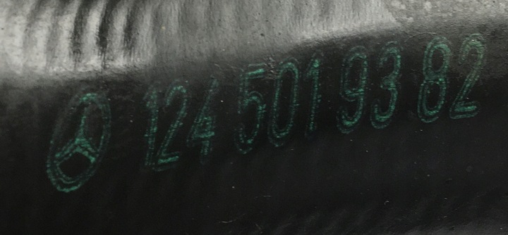 фото №8, Шланг шланг рідини охолоджуючої води mercedes w124 w126 1245019382
