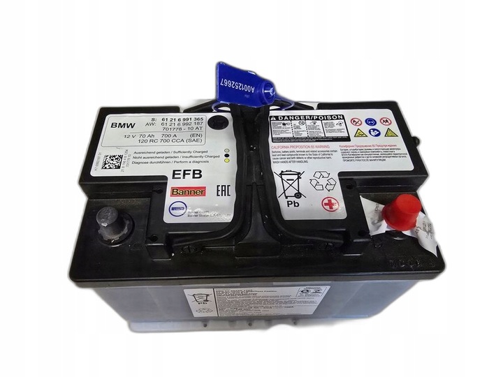 BATTERY FOR BMW X1 OEM: 6992187 6992187 Buy (used, new