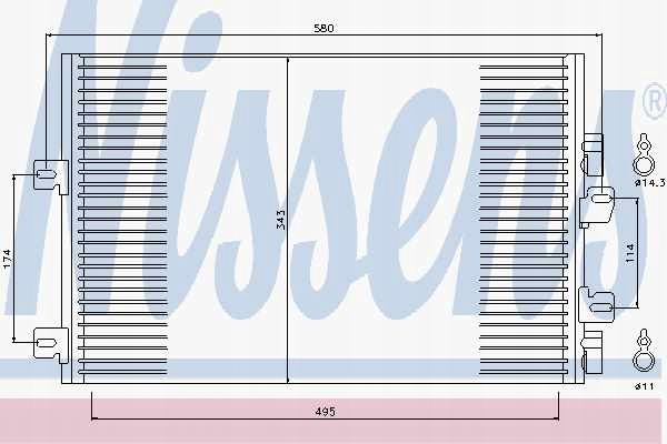 фото №11, Радиаторов кондиционера nissens 94745 8200137650