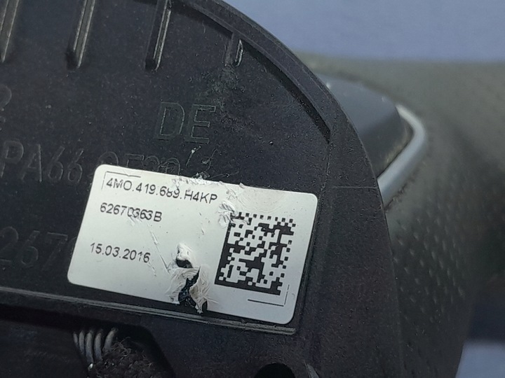 фото №5, Audi q7 ii 4m кермо багатофункціональна пелюстки s-line шкіра 4m0419091