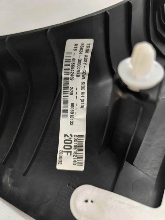 фото №3, Захист стійка праві перед hyundai bayon 85824-q0000