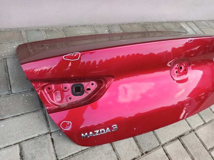 фото №6, Задняя крышка mazda 3 iii bp sedan зад 2019 -