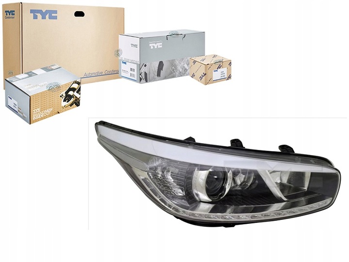 фото №1, Kia ceed 2012- фара + led лівий новий h7h7h7