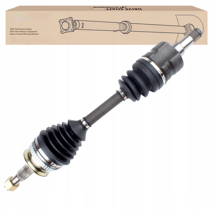 фото №1, Полуось левая перед chrysler voyager iv 2.5 crdi 2.4 dodge ram 2.5 crd механическая коробка передач