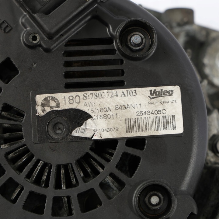 фото №12, Bmw e70 lci f10 генератор генератор 180a valeo n57 дизель 7808074