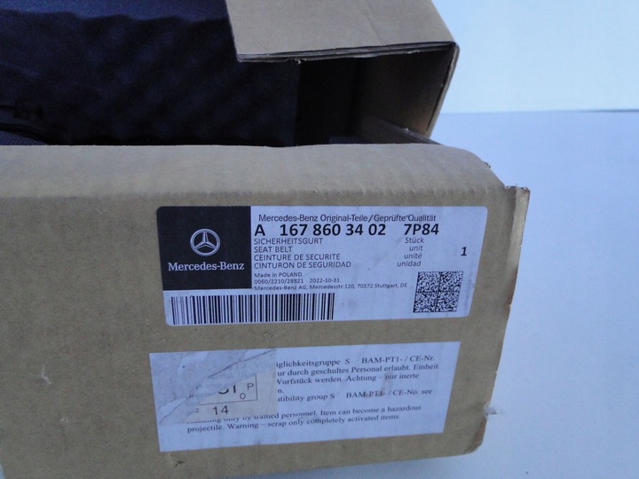 фото №5, Mercedes gle gls 167 x167 w167 pas переднее левый водителя a1678603402 7p84