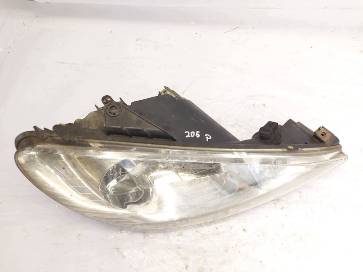 фото №10, Фара передня праве перед передній 9628666780 peugeot 206 2a/c_ рестайлінг