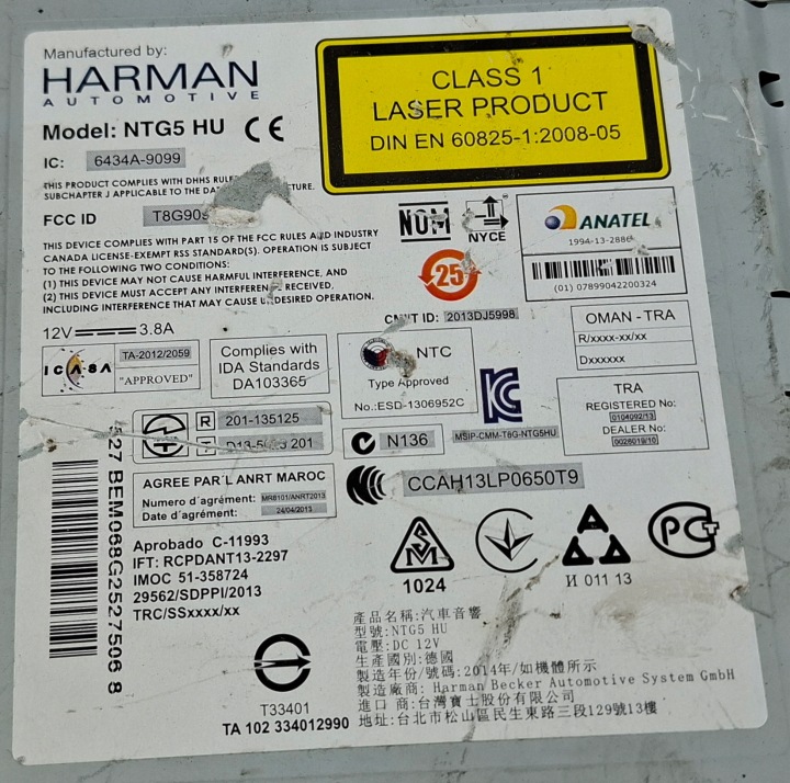 фото №7, Mercedes-benz w205 магнитола магнитола мультимедиа ntg5 harman a2059002929