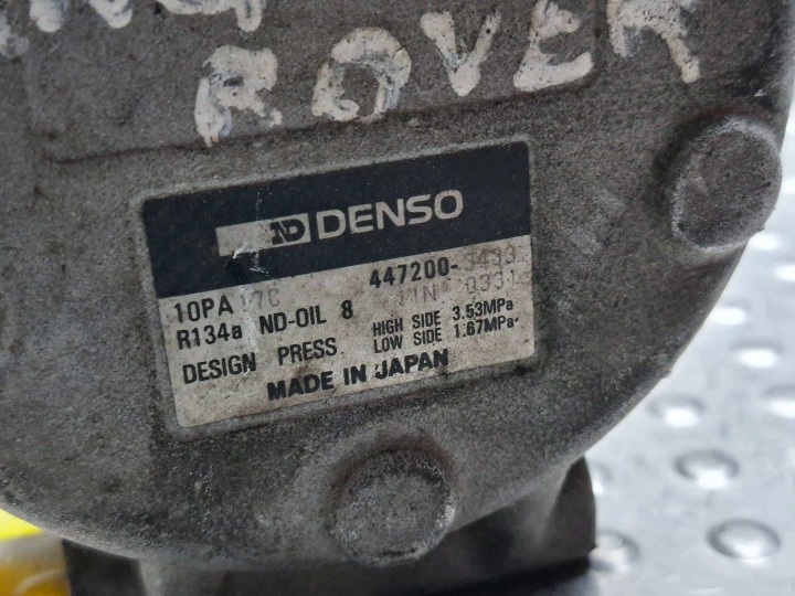 фото №6, Компресор кондиціонера land rover discovery i 89-98 2.5 td 447200-3433