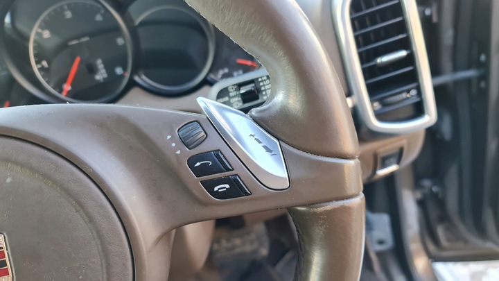 фото №5, Руль трёхспицевый porsche cayenne 7p защита колонки