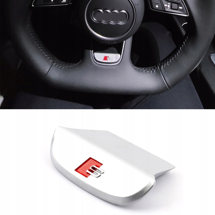 Audi s line 2024 steering wheel badge