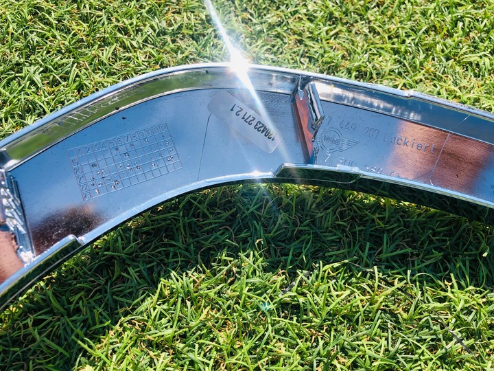 фото №12, Mini cooper f55 f56 рестайлинг 2018 рамка хром решётка передняя перед