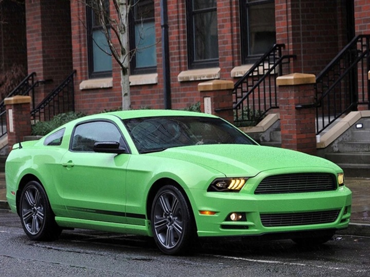 фото №12, Фары led для ford mustang v 10-14 динамичный