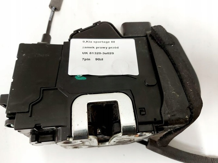 фото №6, Kia sportage iii замок правые перед uk 81320-3u020 7 pin