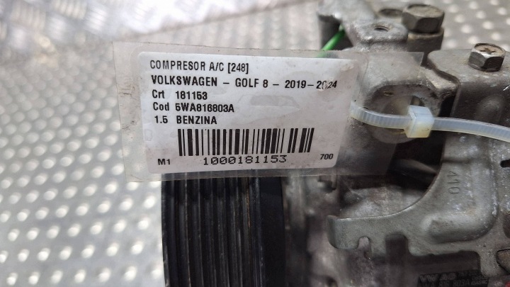 фото №9, Компресор кондиціонера 5wa816803a vw golf viii octavia iv a3 8y 1.5 etsi