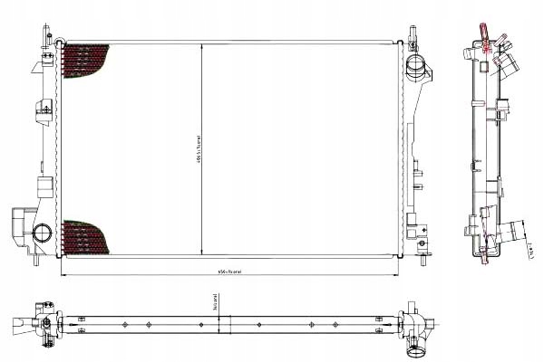 фото №1, Tyc радіаторів двигуна opel signum, vectra c, vectr