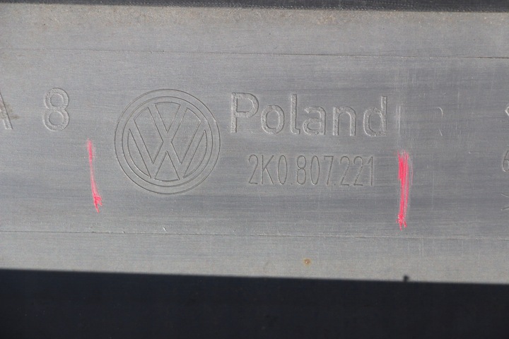 фото №9, Vw caddy iii 2k0 2k 2003-10 бампер перед переднє оригінал