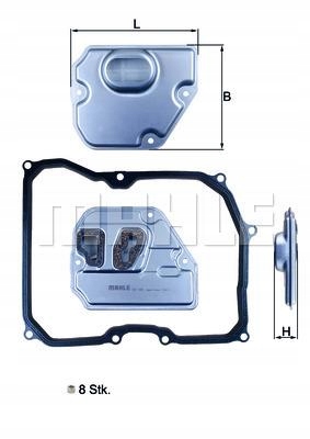 FILTRE HYDRAULIQUE BOÎTE DE VITESSES MINI (R56), (R57), (R58), (R59), CLUBMAN 502755786