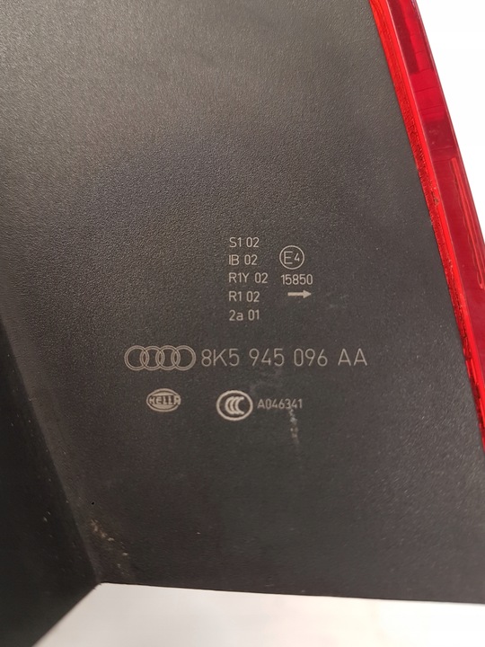 фото №6, Лампа правый зад w крыло audi a4 b8 8k5945096aa