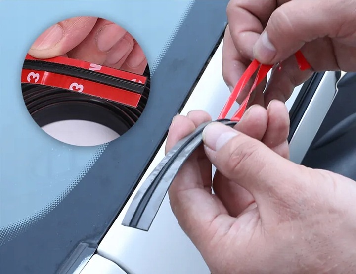 фото №12, Прокладка do стёкла передний подкапотное пространство дверь лента планка samoprzylepna 2m