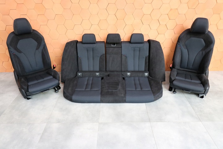 фото №13, Bmw g30 м-пакет sport салон сидіння диван тунель обшивки з підігрівом 20 km