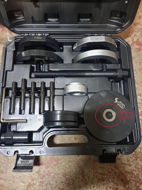 фото №11, Набір do демонтажу ступиця vw t5 85mm