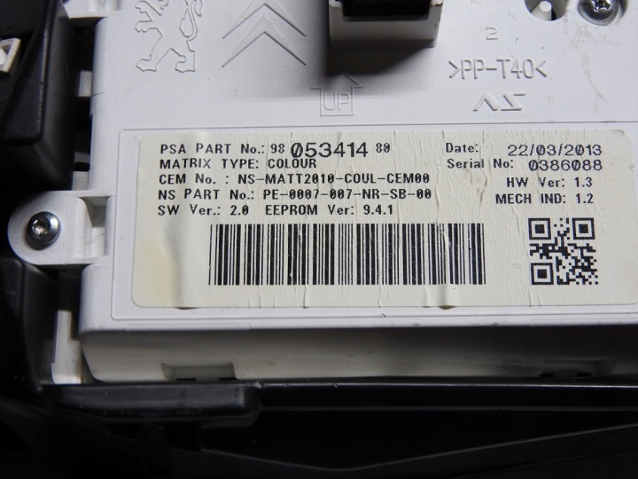 фото №9, Citroen ds5 11-15 1.6 hdi спідометр  спідометр 9805341480 9805737180