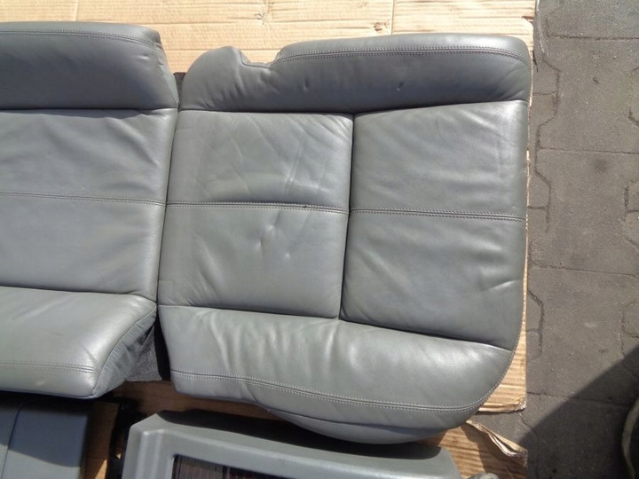 фото №6, Mercedes s w221 диван длинный серый кожа кожаный