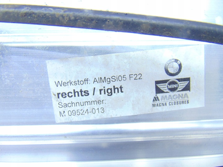 фото №6, Підйомник механізм скла правий перед mini cooper r58