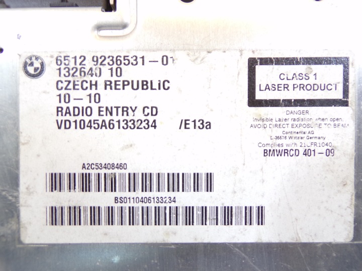 фото №8, Радио cd бизнес bmw e90 e91 e92 13264010
