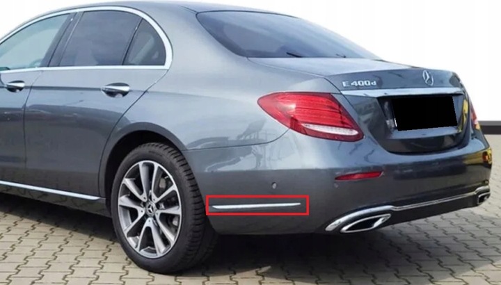 фото №15, Mercedes класс e w213 2016-2020 планка декоративная хром левый зад оригинал