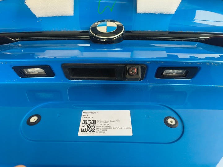 фото №5, Бампер m набор крышка зад лампы bmw 2 f44 цвет c1d