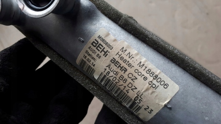 фото №7, Sq5 8r q5 отопитель воды радиатор behr