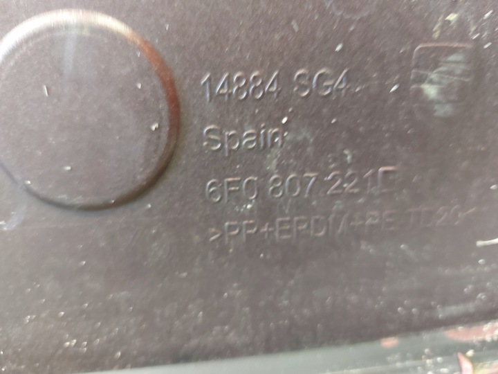 фото №14, Seat ibiza v 6f0 бампер перед 6f0807221d оригинал