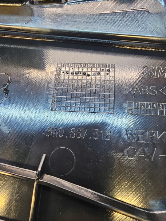 фото №9, Боковина дверь правые зад audi a4 b9 8w0867318