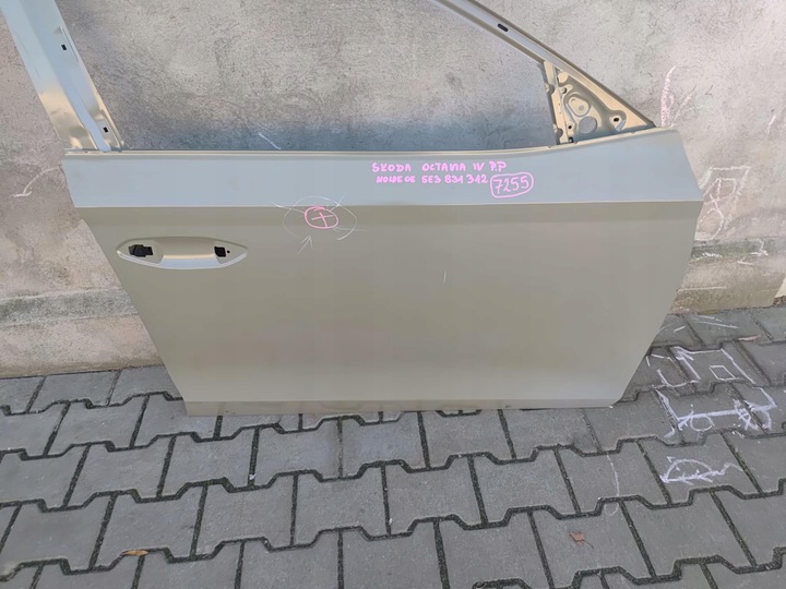 фото №4, Skoda octavia iv двері праві перед передні нове оригінальний номер 7255