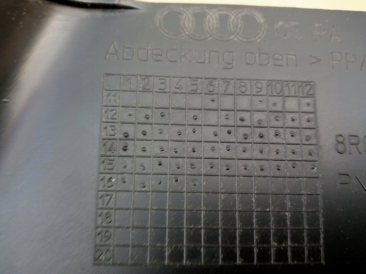 фото №10, Audi q5 рестайлинг защита ремня передней 2012r-