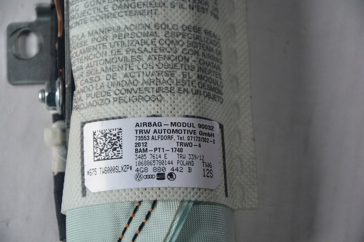 фото №5, Подушка безпеки подушка audi a6 c7 4g8880441b 4g8880442b