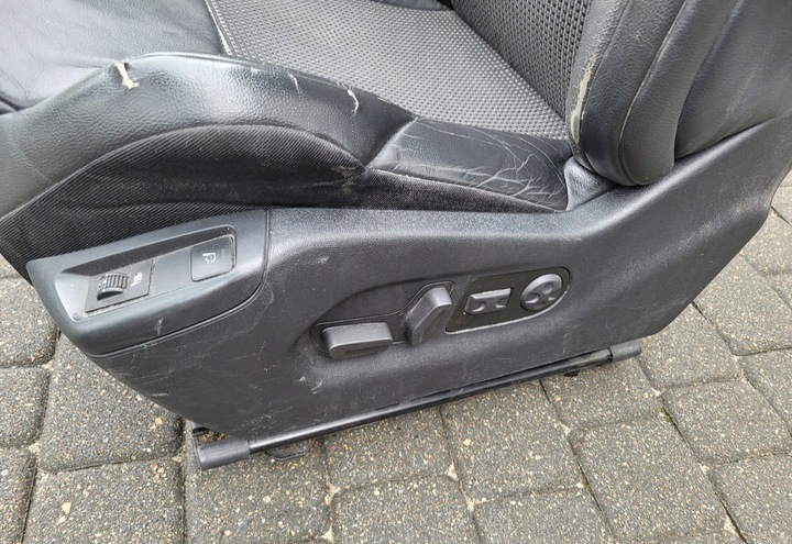 фото №5, Citroen c5 iii рестайлинг сиденье водителя левый полукожа массаж европа