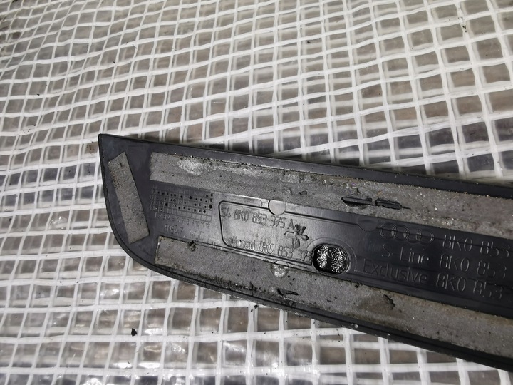 фото №7, Audi a4 b8 08-15 8k0 s-line планка порогова ліва права 4 штуки накладки