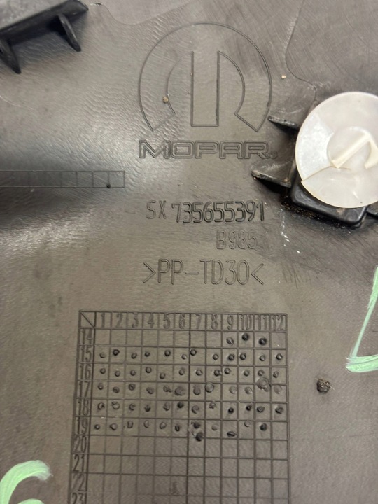 фото №11, Fiat 500x 2014 перед ліва планка na крило 735655391 wys 24h