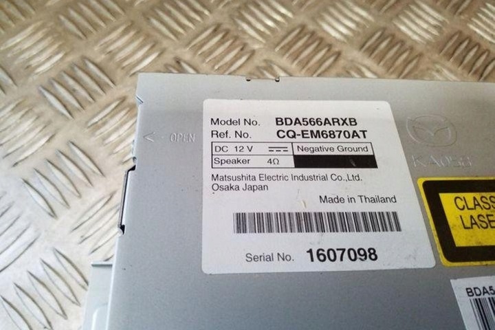 фото №9, Радіо з навігація mazda 3 sedan bl bda566arxb 1.6l дизель 80kw 2010