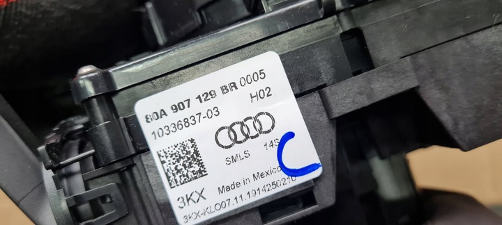 фото №10, Q5 80a перемикач комбінований підкермові важелі стрічка 80a907129br