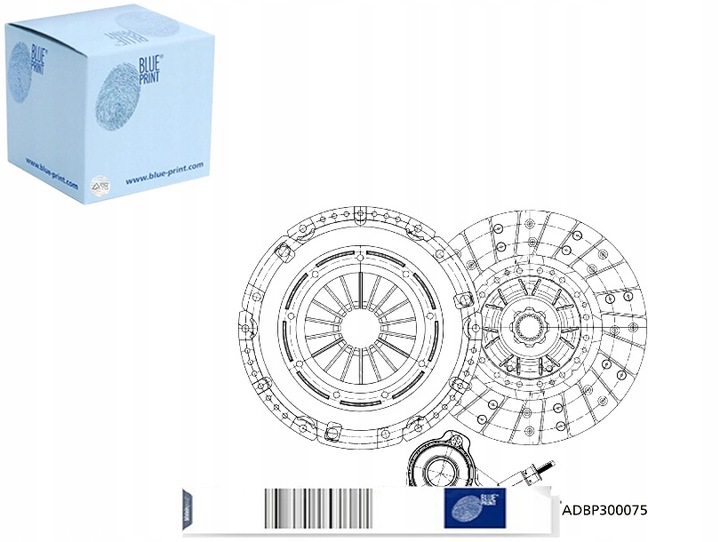 фото №11, Блакитний print adbp300075 набір зчеплення