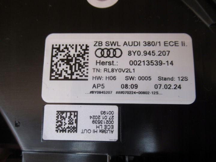 фото №8, Audi a3 s3 8y фара зад задня ліва led 8y0945207
