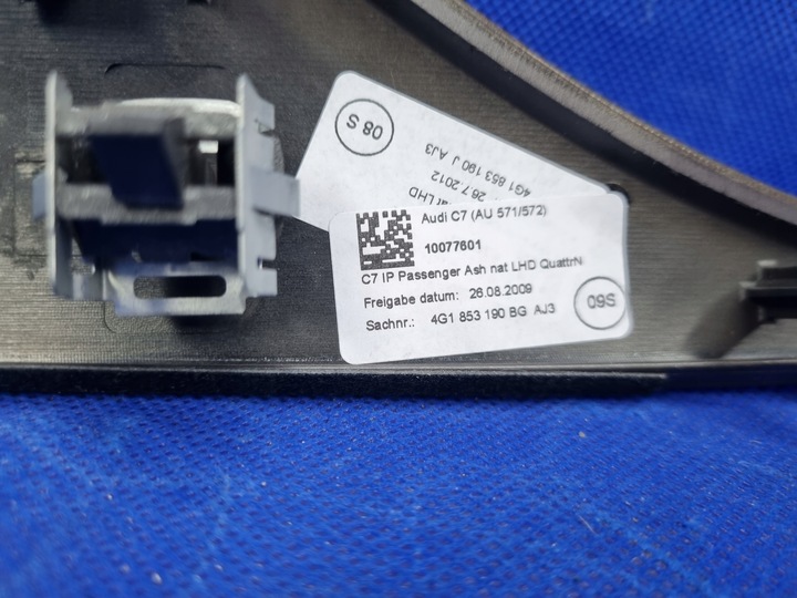 фото №8, Audi a6 c7 dekor планка декоративна дерев'яна панелі розподільчої 4g1853190bg