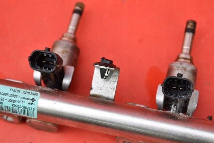 фото №8, Планка впрыскивающий форсунка 35350-2b260 kia sportage iv 1.6 t-gdi 177 km 16-20