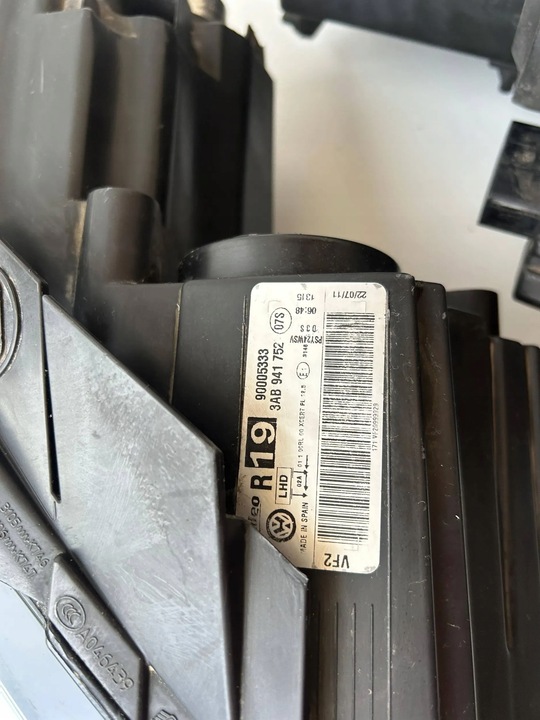 фото №8, Vw passat b7 лампа права ліва перед 3ab941752 3ab941751 оригінал