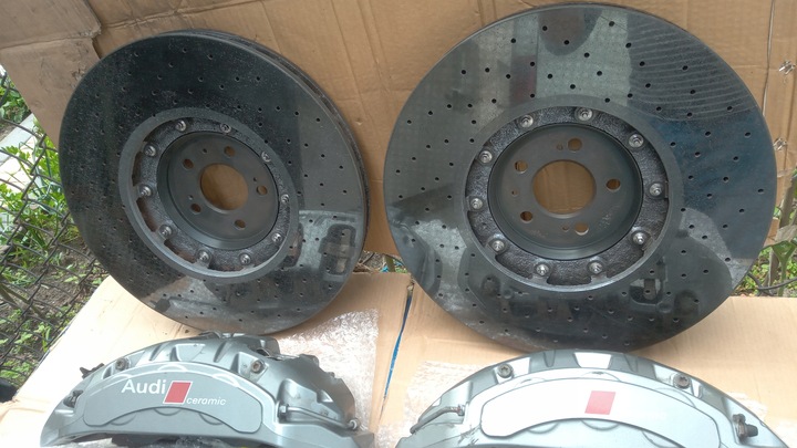фото №6, Audi ceramika гальма диски a6 c7 q7 rs6 s8 420mm